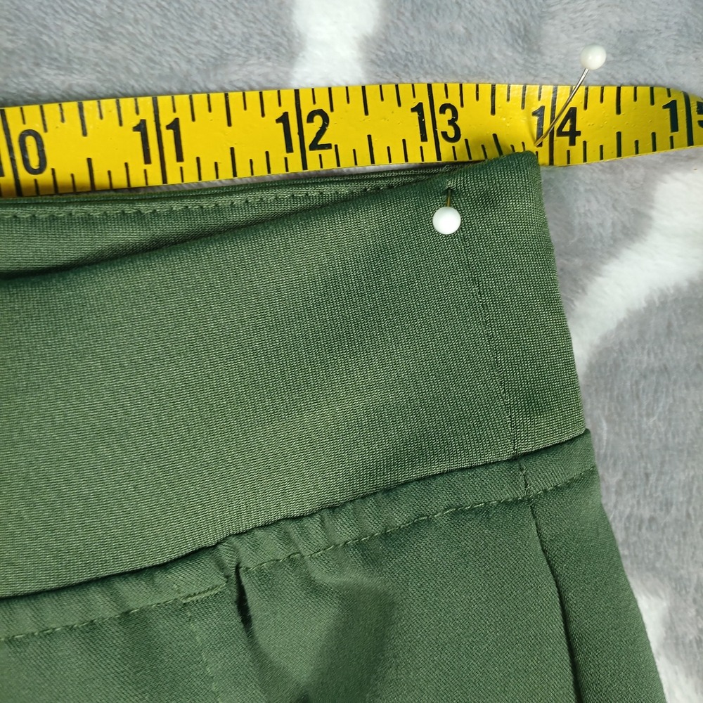FIGS Zamora Jogger Scrub Pants Women XS Green Olive Cuffed Cargo Stretch - Picture 5 of 11